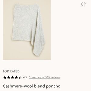J Crew Cashmere Poncho